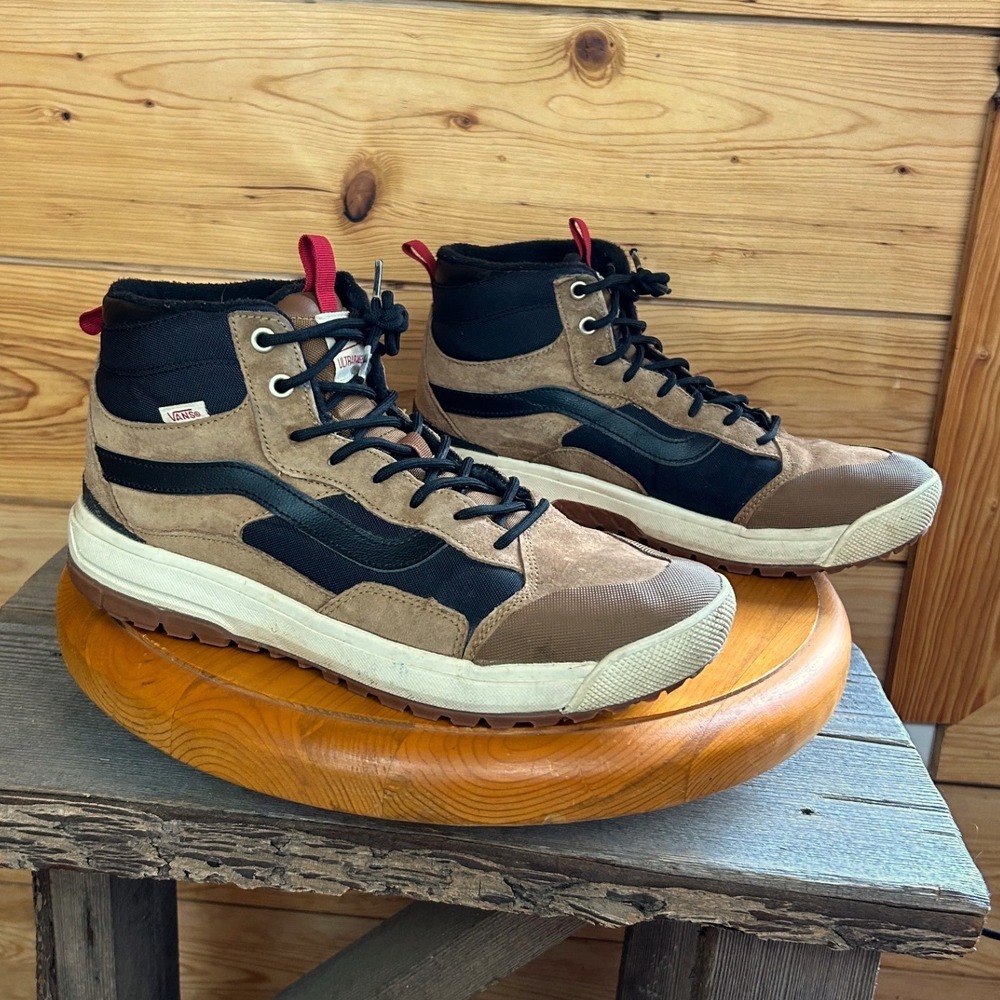 Vans UltraRange EXO Hi MTE-1 Brown Black Suede High Tops Insulated Boots Mens 10
